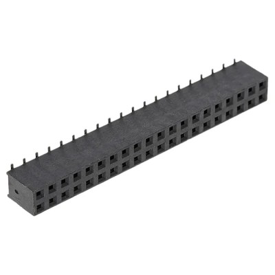 HARWIN 40-Contact 2 Row 2.54 mm Pitch Straight Surface PCB Socket M20-7872042