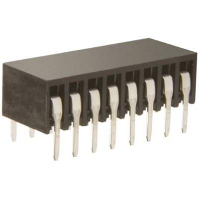 HARWIN M20 Series Right Angle Through Hole PCB Socket 16-Contact 2 Row 2.54 mm Pitch M20-7880846