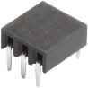 HARWIN M20 Series Right Angle Through Hole PCB Socket 3-Contact 1 Row 2.54 mm Pitch M20-7890346