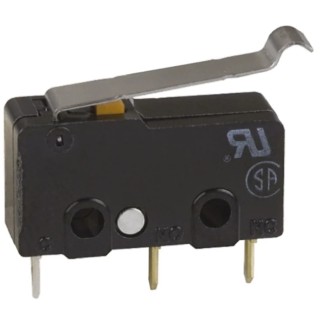 Omron Simulated Roller Lever Micro Switch PCB Terminal 100mA 250V ac SPDT IP40 SS-01GL13-FD