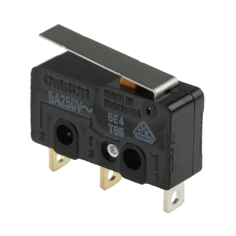 Omron Subminiature Hinge Lever Micro Switch SPDT 5A 250V AC Solder Terminal SS-5GL