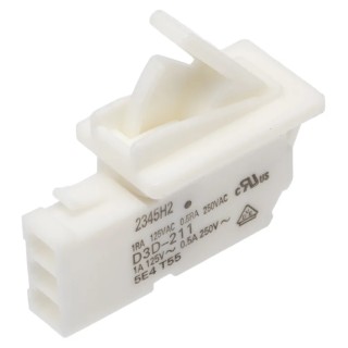 Omron Door Micro Switch Lever SPDT 500mA Contact Current IP40 Protection -30°C to 60°C 
