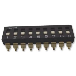 Omron Slide Rotary Coded DIP Switch Surface Mount A6S-9101-H