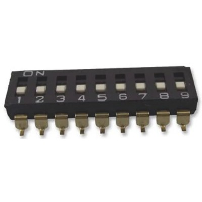Omron Slide Rotary Coded DIP Switch Surface Mount A6S-9101-H
