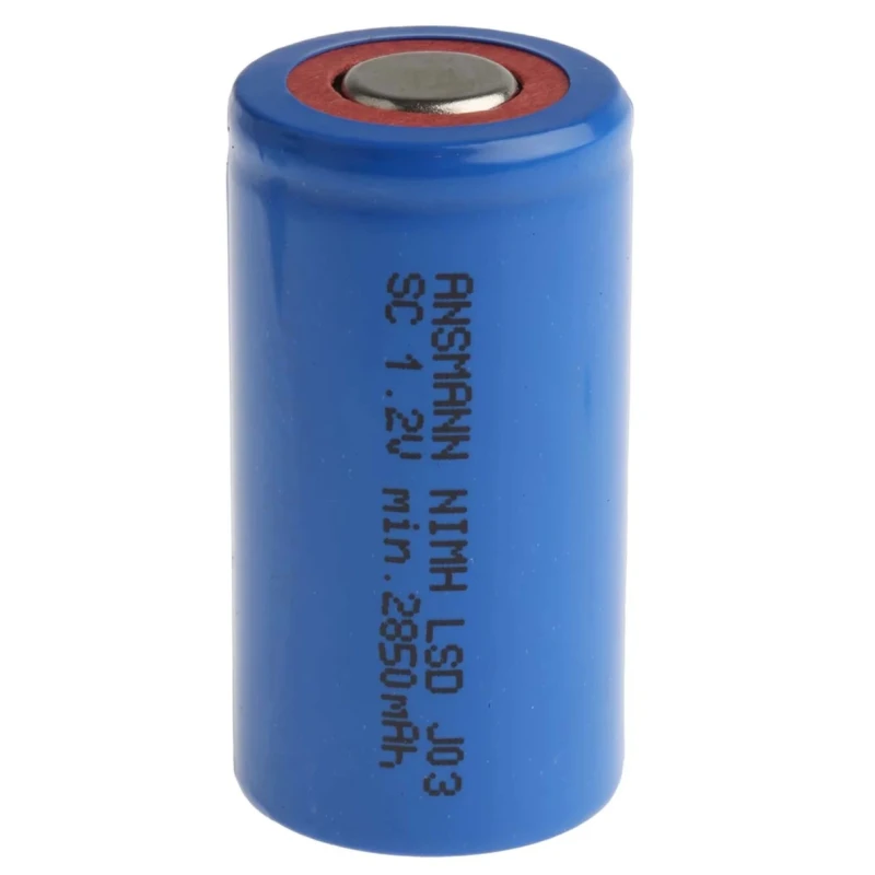Ansmann 1.2 V NiMH Rechargeable Battery, 22.5 mm Diameter, 3 Ah Capacity 2310-3004