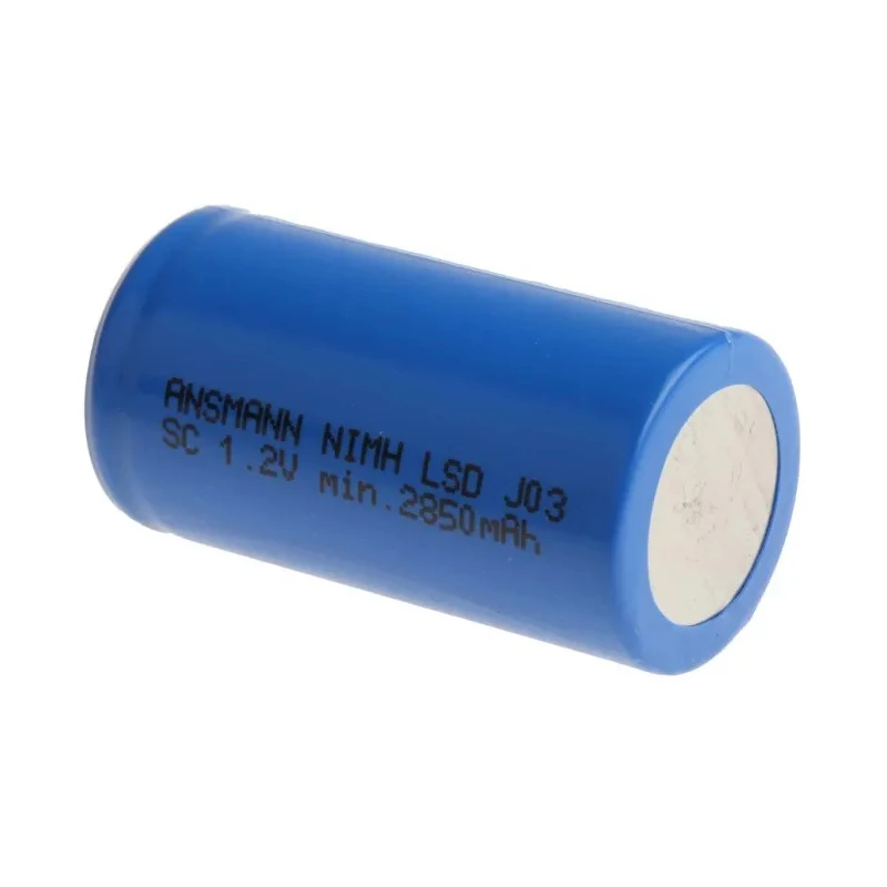 Ansmann 1.2 V NiMH Rechargeable Battery, 22.5 mm Diameter, 3 Ah Capacity 2310-3004