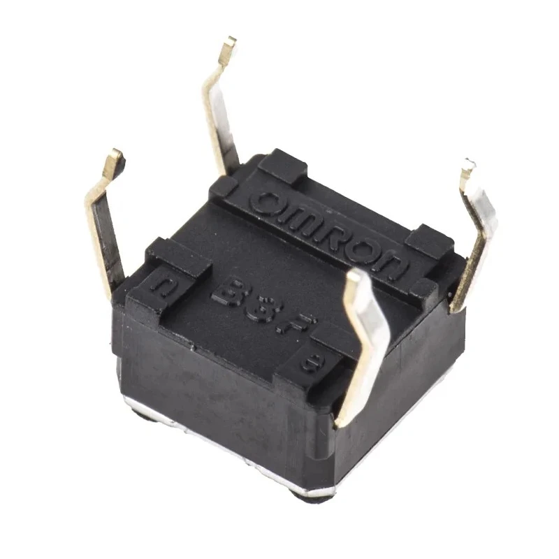 TE Connectivity Tactile Switch SPST 50mA 24V DC Plunger 0.9 mm Actuator Length Through Hole B3F-1005