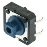 Omron Blue Tactile Switch Plunger 3 mm SPST 50mA 24 V dc Through Hole B3F-5050