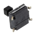 Omron Tactile Switch Plunger, 4.7 mm Actuator Length, SPST Contact Configuration, 50mA Current, 250 V AC, 24 V DC B3FS-1050