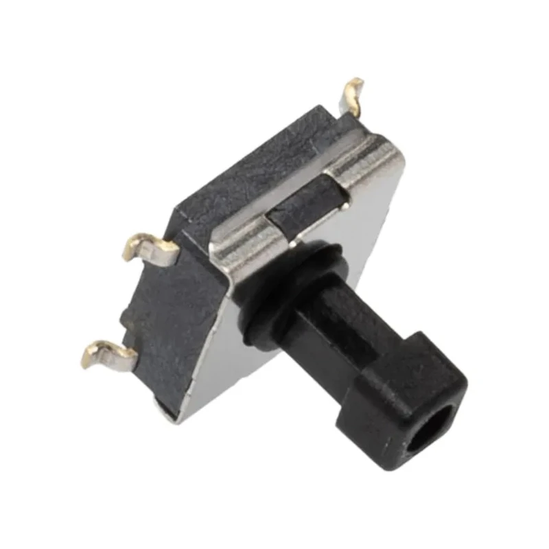 Omron Tactile Switch Plunger, 4.7 mm Actuator Length, SPST Contact Configuration, 50mA Current, 250 V AC, 24 V DC B3FS-1050