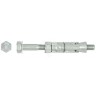 RawlPlug Carbon Steel Expanding Mechanical Shield Masonry Anchor M10 x 140 mm Zinc Plated R-RBL-M10/75W