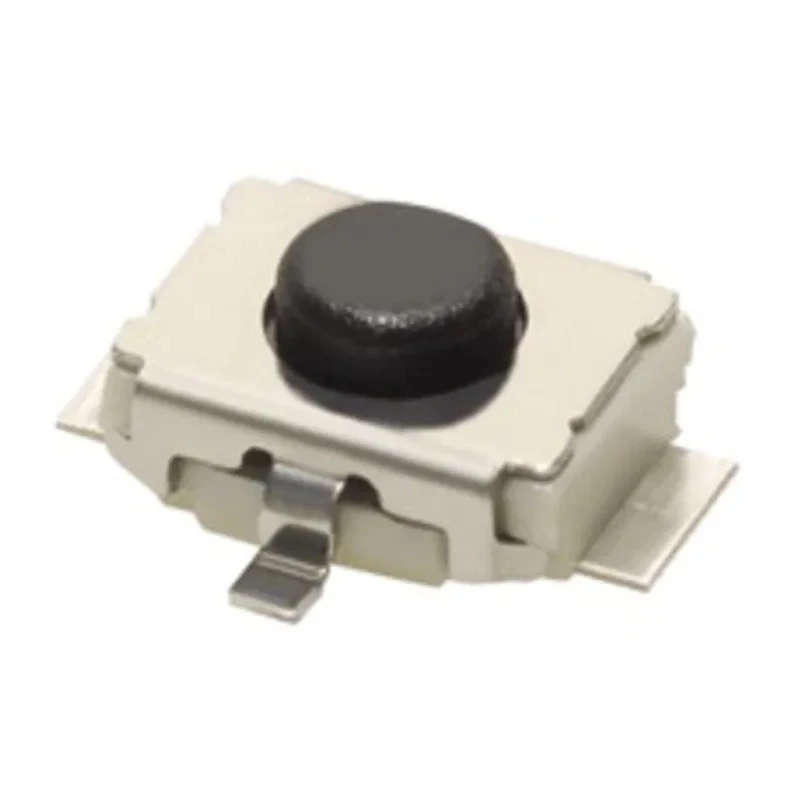 Omron Black Tactile Switch Button SPST 50mA 12 V dc Surface Mount, Actuator 0.4 mm B3U-1100P