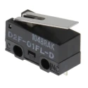 Omron Aratas Hinge Lever Micro Switch, Solder Terminal, 100mA Current, 125 V AC, 30 V DC, SPDT Contact D2F-01FL-D
