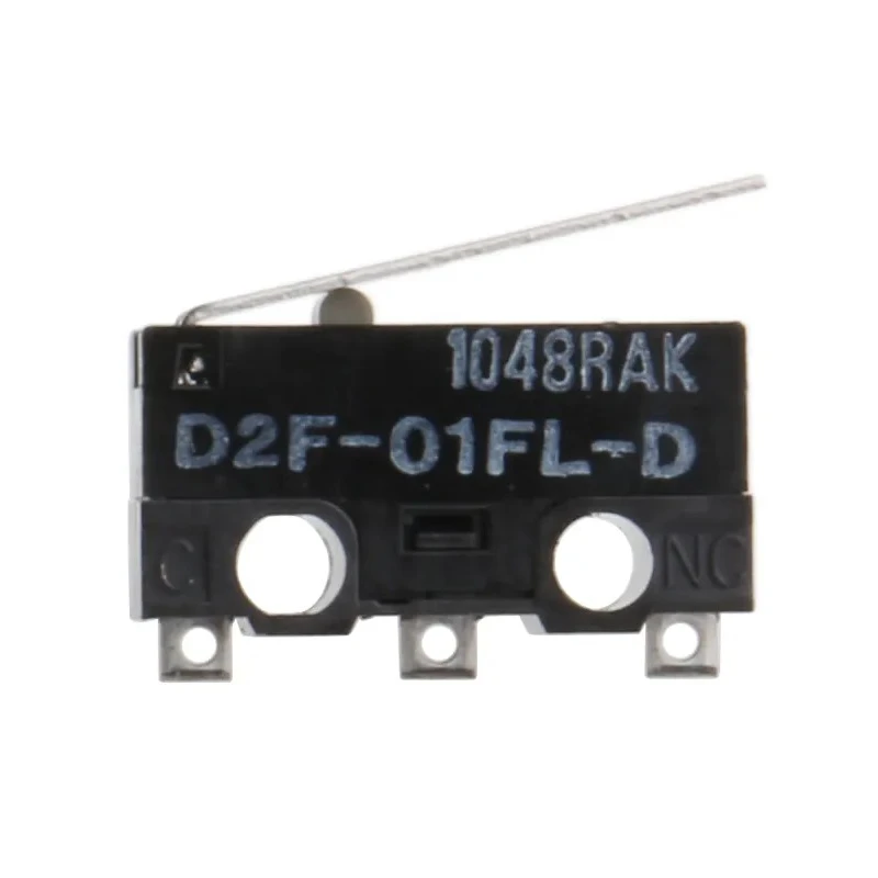 Omron Aratas Hinge Lever Micro Switch, Solder Terminal, 100mA Current, 125 V AC, 30 V DC, SPDT Contact D2F-01FL-D