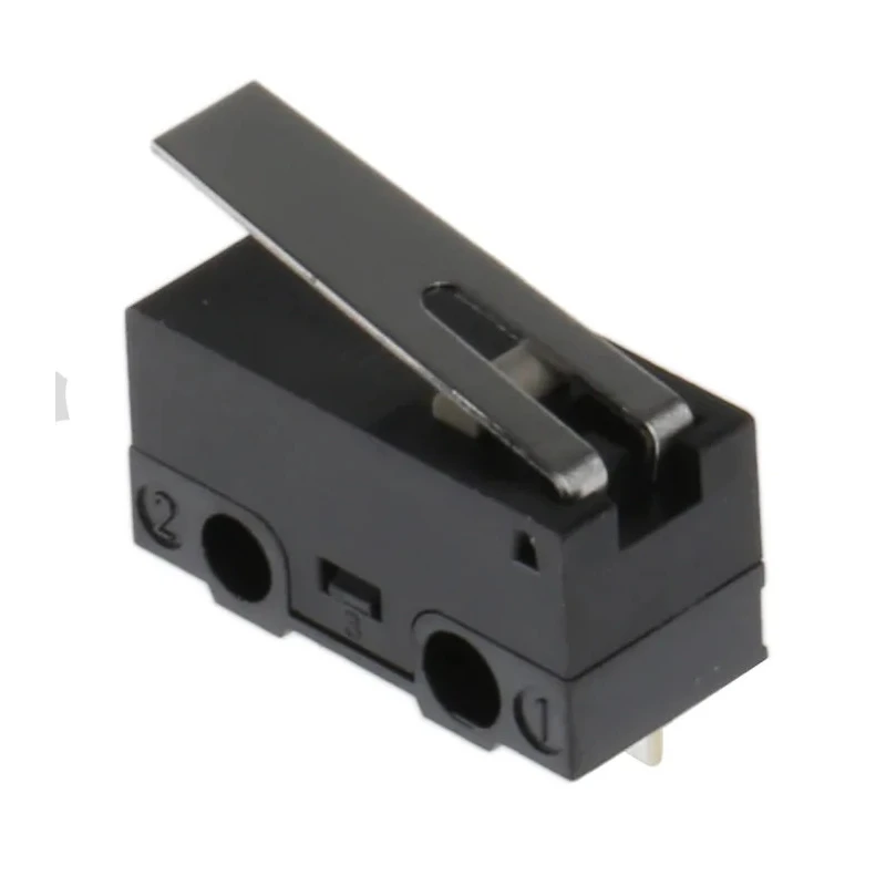 Omron Aratas Hinge Lever Micro Switch, Solder Terminal, 100mA Current, 125 V AC, 30 V DC, SPDT Contact D2F-01FL-D
