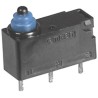 Omron Ultra Subminiature Sealed Pin Plunger Micro Switch, Pre-Wired Terminal, 2A, 125V AC, SPST, IP67 D2HW-C203MS