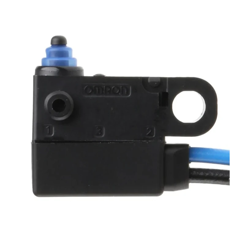 Omron Ultra Subminiature Sealed Pin Plunger Micro Switch, Pre-Wired Terminal, 2A Contact, SPST, IP67, Model D2HW-C203MR