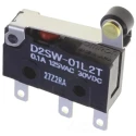 Omron Roller Lever Micro Switch, Tab Terminal, 3A, 125 V AC, SPDT, IP67 D2SW-3L2T