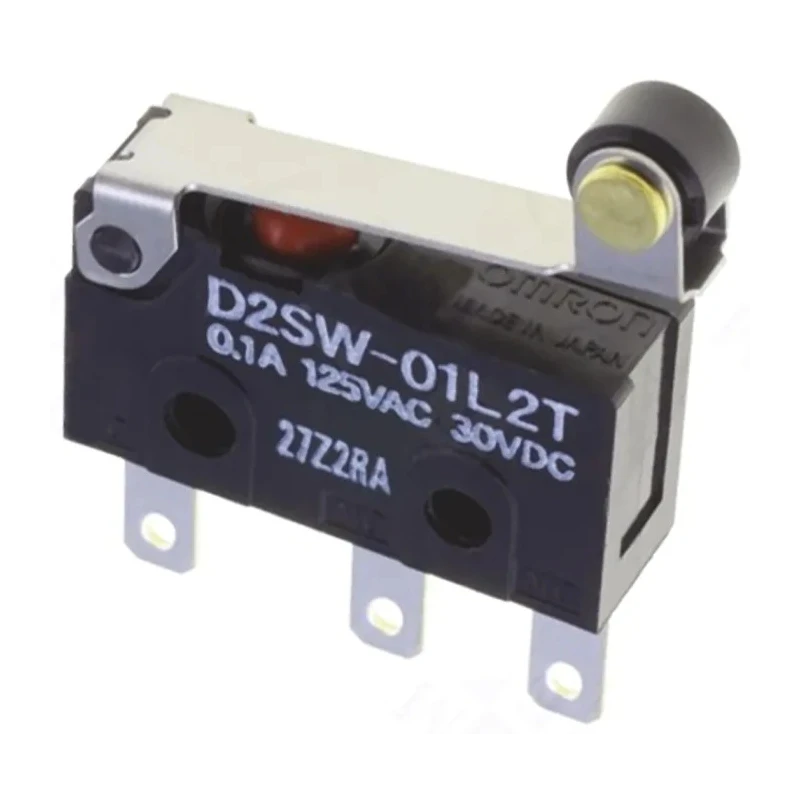 Omron Roller Lever Micro Switch, Tab Terminal, 3A, 125 V AC, SPDT, IP67 D2SW-3L2T