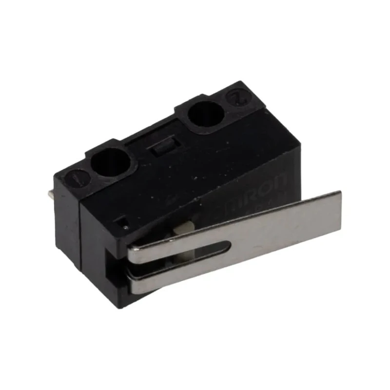 Omron Ultra Subminiature Hinge Lever Micro Switch, Solder Terminal, 100mA, 30V dc, SPDT, IP40 D2F-01L-D