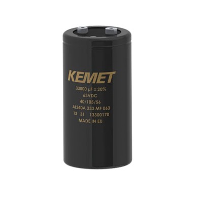 KEMET Aluminium Cylindrical Can Capacitor 0.18F 25V DC Polar Screw Mount ALS80A184KF025