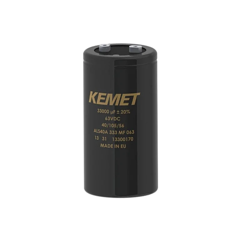 KEMET Aluminium Cylindrical Can Capacitor 0.18F 25V DC Polar Screw Mount ALS80A184KF025