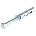 RawlPlug Carbon Steel Zinc Plated Masonry Shield Anchor M12 Thread Size 12 mm Length 140 mm R-RBL-M12/60W