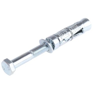 RawlPlug Carbon Steel Zinc Plated Masonry Shield Anchor M12 Thread Size 12 mm Length 140 mm R-RBL-M12/60W