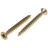 RS PRO Pozidriv Countersunk Steel Wood Screw, Passivated Zinc Plated, 6 mm Thread, 60 mm Length 144-3491
