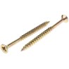 RS PRO Pozidriv Countersunk Steel Wood Screw Passivated Zinc Plated 6 mm Thread 80 mm Length 144-3492