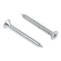 RS PRO Pozidriv Countersunk Steel Wood Screw Bright Zinc 4 Thread 1in Length 144-3498