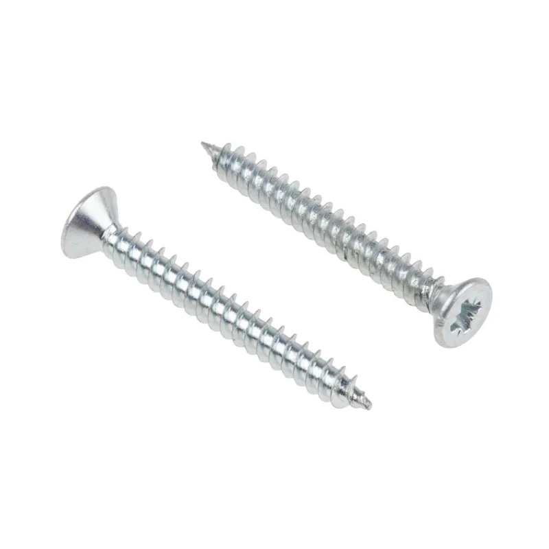 RS PRO Pozidriv Countersunk Steel Wood Screw Bright Zinc 4 Thread 1in Length 144-3498