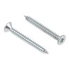 RS PRO Pozidriv Countersunk Steel Wood Screw Bright Zinc 4 Thread 1in Length 144-3498