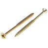 RS PRO Pozidriv Countersunk Steel Wood Screw 6 mm Thread 90 mm Length Passivated Zinc Plated 144-3493
