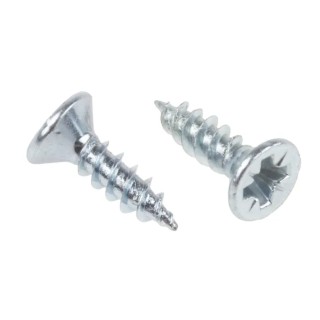 RS PRO Pozidriv Countersunk Steel Wood Screw Bright Zinc 6 Thread 0.5in Length 144-3499