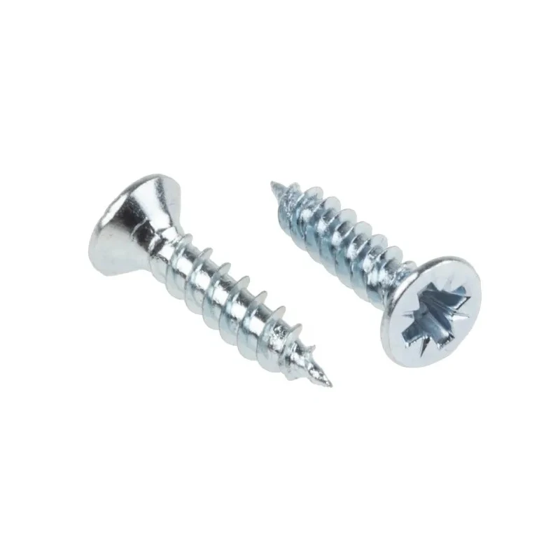 RS PRO Pozidriv Countersunk Steel Wood Screw Bright Zinc, Thread No. 6, 15.88 mm Length 144-3500