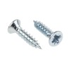 RS PRO Pozidriv Countersunk Steel Wood Screw Bright Zinc, Thread No. 6, 15.88 mm Length 144-3500