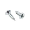RS PRO Pozidriv Countersunk Steel Wood Screw, Bright Zinc, Thread No.8, Length 0.63in 144-3501