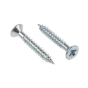 RS PRO Pozidriv Countersunk Steel Wood Screw Bright Zinc 1.5in Length No.12 Thread 144-3505