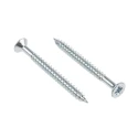 RS PRO Pozidriv Countersunk Steel Wood Screw Bright Zinc 12 Thread 2.5in Length 144-3506