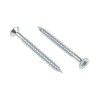 RS PRO Pozidriv Countersunk Steel Wood Screw Bright Zinc 12 Thread 2.5in Length 144-3506