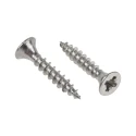 RS PRO Pozidriv Countersunk Stainless Steel Wood Screw, 3.5 mm Thread Size 20 mm Length 144-3507