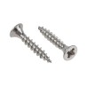 RS PRO Pozidriv Countersunk Stainless Steel Wood Screw, 3.5 mm Thread Size 20 mm Length 144-3507