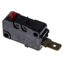Omron Aratas Pin Plunger Miniature Micro Switch, Tab Terminal, SPST, 16A, 250V AC, IP40, D3V-16-3C4