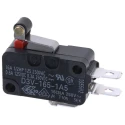 Omron Miniature Short Roller Lever Micro Switch, Solder Tab Terminal, 16A, SPDT, IP40 D3V-165-1A5