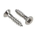 RS PRO Pozidriv Countersunk Stainless Steel Wood Screw Metric Thread 16 mm Length 144-3527
