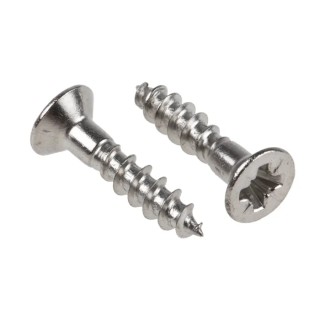 RS PRO Pozidriv Countersunk Stainless Steel Wood Screw Metric Thread 16 mm Length 144-3527