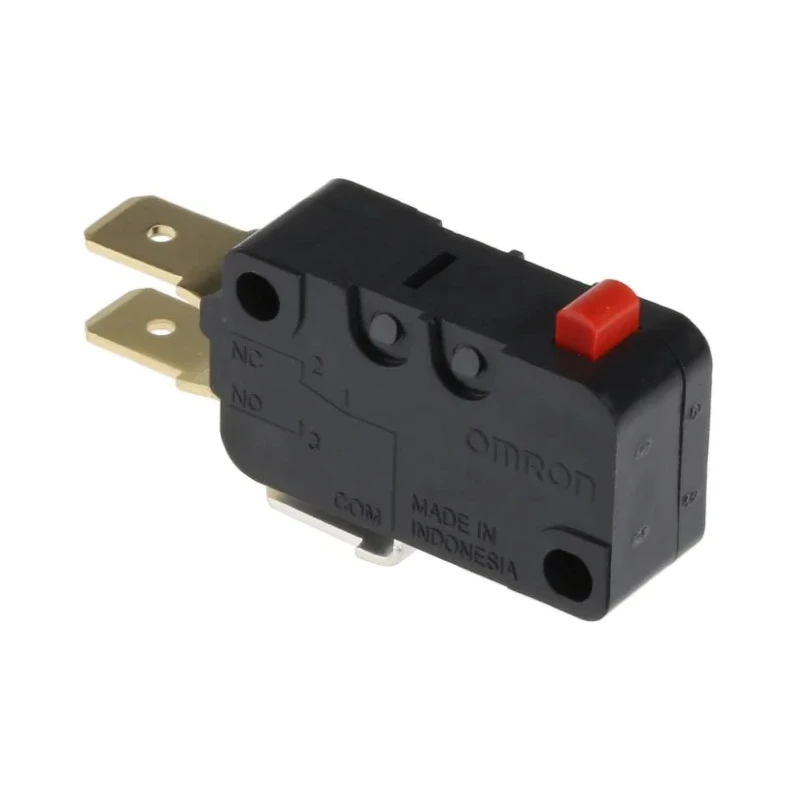 Omron Micro Switch Miniature Pin Plunger Actuator Quick Connect Terminal 16A SPDT IP40 D3V-16G-1C5