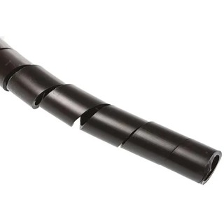 HellermannTyton Spiral Cable Wrap, Black, Polyethylene Material, 16-20 mm Cable Diameter, 150 mm 161-41301 SBPE16-PE-BK