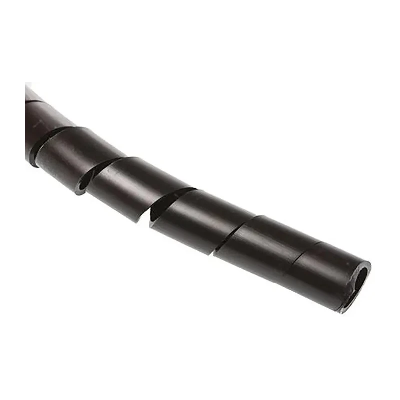 HellermannTyton Spiral Cable Wrap, Black, Polyethylene Material, 16-20 mm Cable Diameter, 150 mm 161-41301 SBPE16-PE-BK